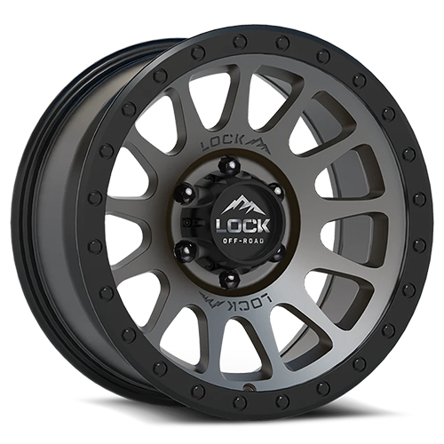 Lock Offroad Yosemite Matte Grey W/ Matte Black Ring