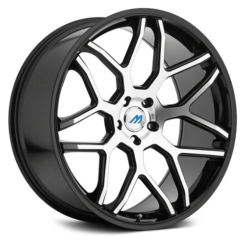 Mach Euro Concave ME-8 Gloss Black W/ Machined Face