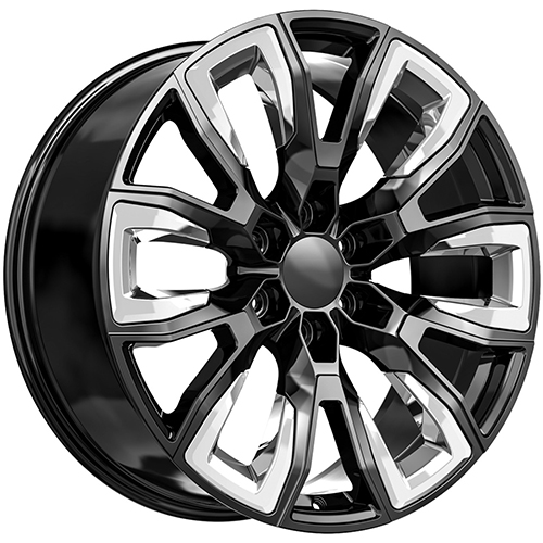 OE Revolution G-37 Gloss Black With Chrome Inserts