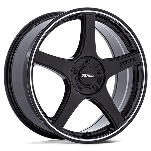 Petrol P2E Gloss Black With Machined Lip