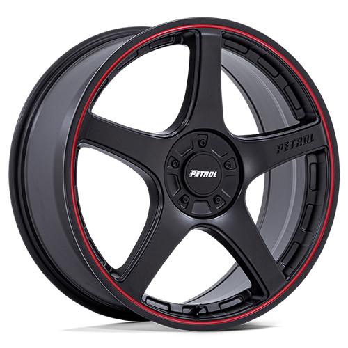 Petrol P2E Matte Black With Red Lip