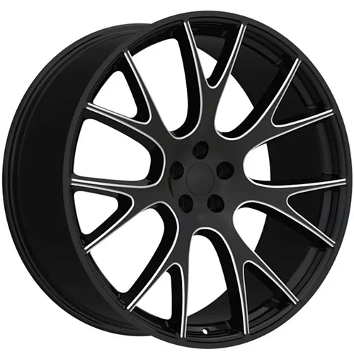 Replica Wheels REP218 Black Milled