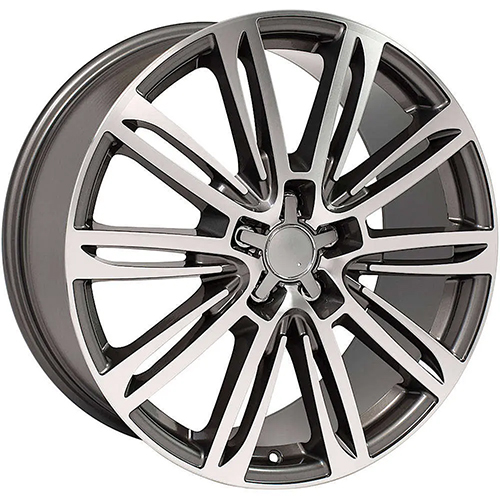 OE Wheels Audi A Series AU21 Gunmetal Machined