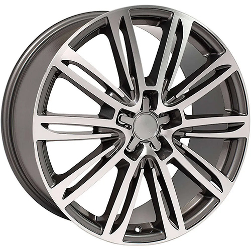 Replica Wheel Audi A Series AU21 Gunmetal Machined