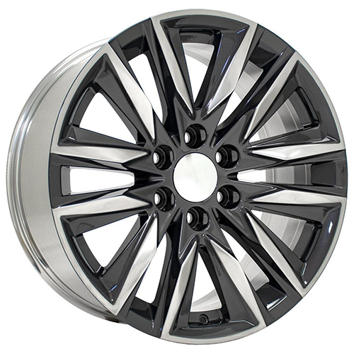 OE Wheels Cadillac Escalade CA91 Gunmetal W/ Polished Face