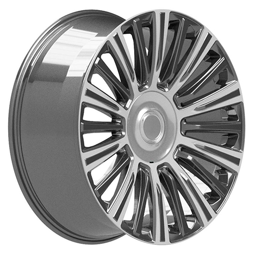 OE Wheels Cadillac Escalade CA92 Gunmetal W/ Polished Face