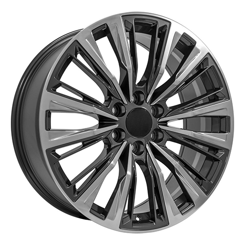 OE Wheels Cadillac Escalade CA93 Gunmetal W/ Polished Face