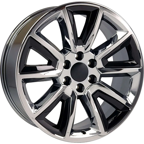 OE Wheels Chevrolet Tahoe CV73 Chrome W/ Black