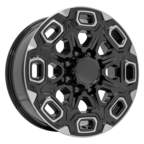 OE Wheels Chevrolet Silverado 2500/3500 CV64A Black Machined