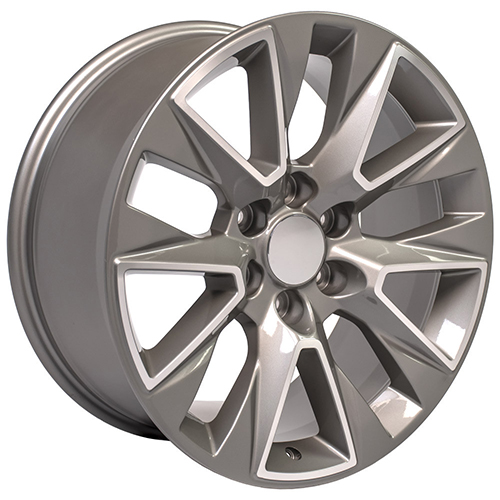 Replica Wheel Chevrolet Silverado LTZ CV26 Silver Machined