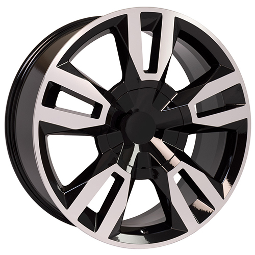 OE Wheels Chevrolet Tahoe CV40 Black Machined