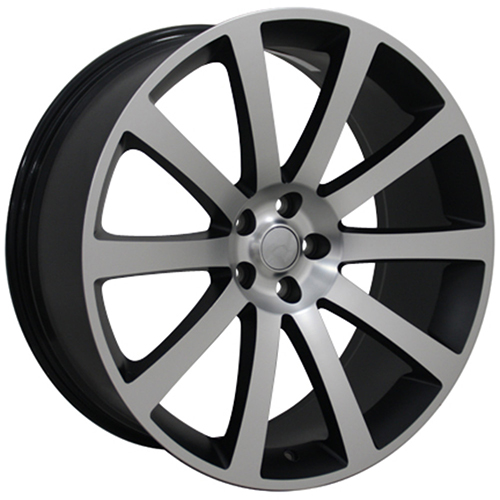 OE Wheels Chrysler 300 CL02 Satin Black Machined