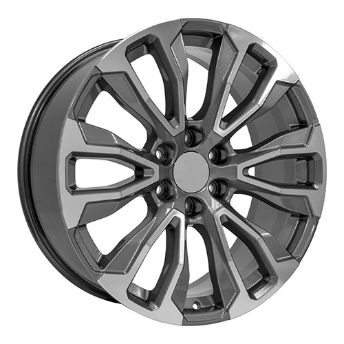 OE Wheels GMC Yukon 1500 CV30 Gunmetal Machined