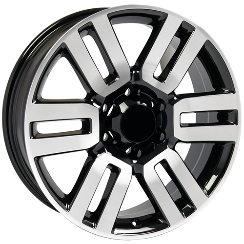 OE Wheels Toyota 4Runner TY10 Black Machined