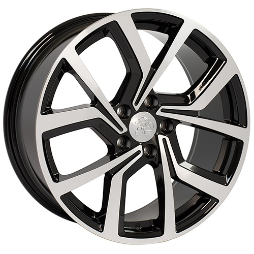 OE Wheels Volkswagen GTI VW28 Black Machined