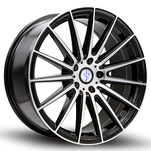 Sapphire Luxury Alloys SX03 Gloss Black W/ Machined Face