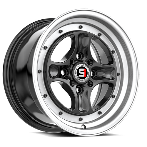 Spec-1 SPT-35 Gloss Black With Machined Lip