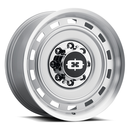 Vision Off-Road Cheyenne 54 Silver With Machined Lip