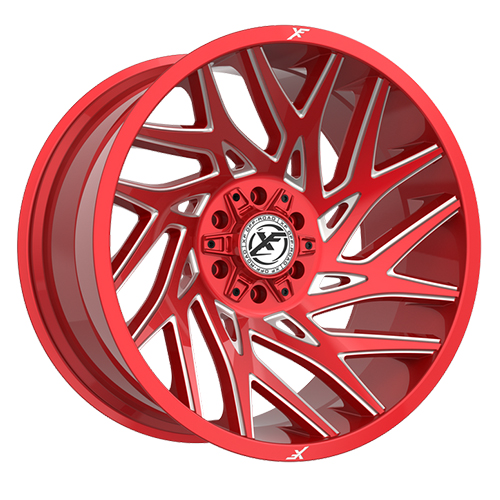 XF Offroad XF-229 Anodized Red W/ Milled Accents