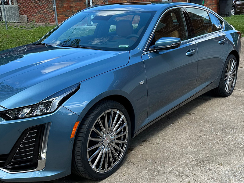 2024 Cadillac Ct5 Cavallo Clv 34 20x8 5 Michelin Primacy 235 55r20 