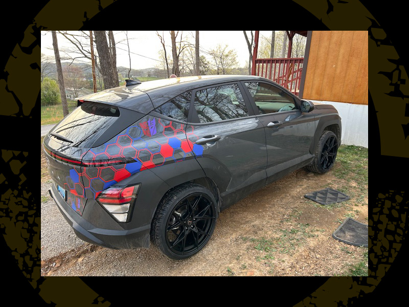 2025 Hyundai Kona Se Defy D11 20x8 5 Laufenn A Fit 235 35r20 