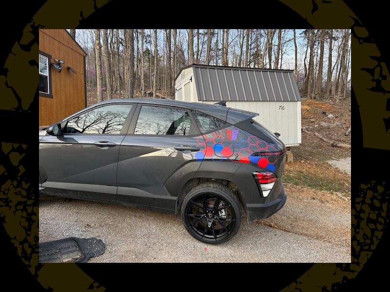 2025 Hyundai Kona Se Defy D11 20x8 5 Laufenn A Fit 235 35r20 