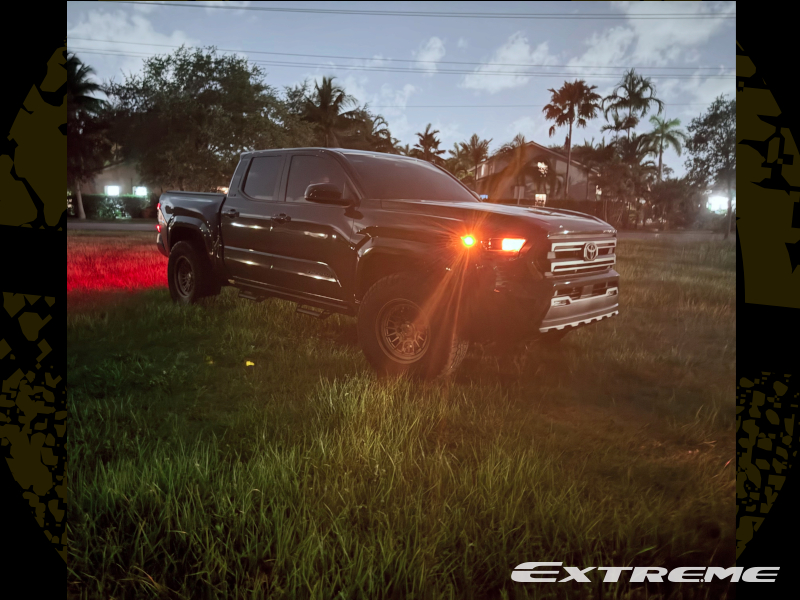 2025 Toyota Tacoma Sr5 Black Rhino Taleo 17x8 5 0 Venom Power Swamp Thing At 295 70r17 