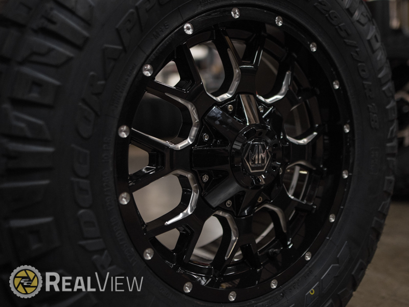 Mayhem Warrior 8015m 18x9 18 By 9 Inch Wide Wheel Nitto Ridge Grappler 295 70r18 Tire 