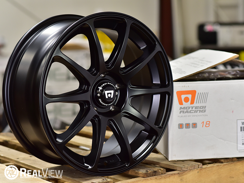 Motegi Mr127 18x8 38 Satin Black Wheels Rims 