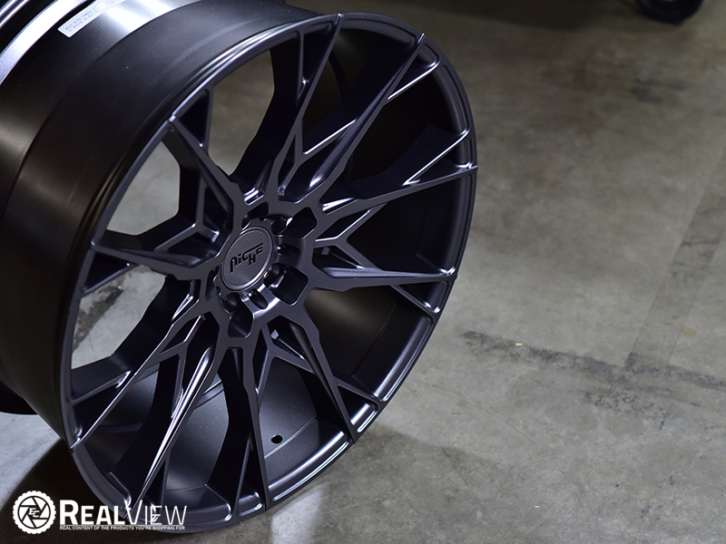 Niche Staccato Anthracite 22x10 45 Wheels Rims 