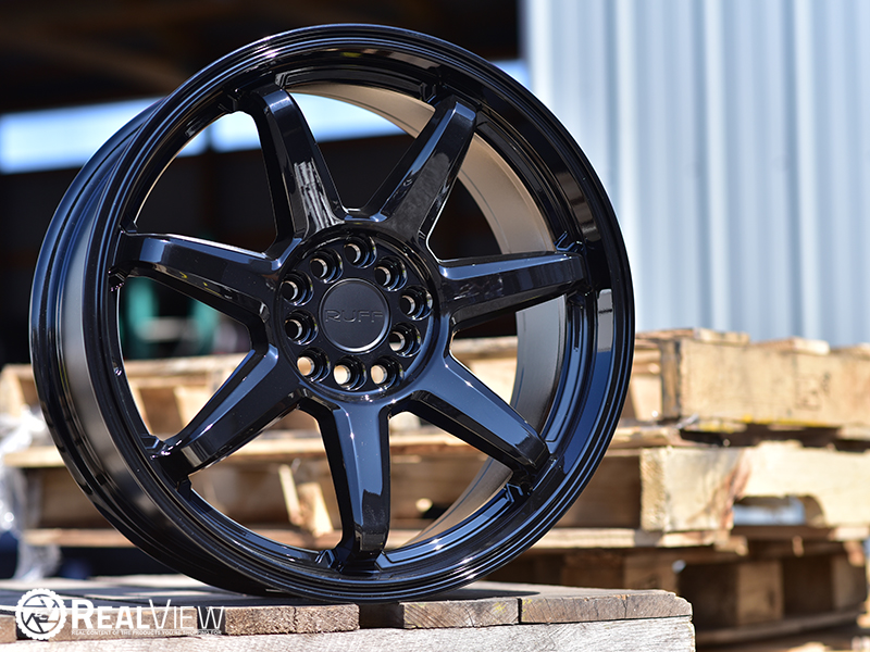 Ruff Racing Shift 18x8 38 Gloss Black 