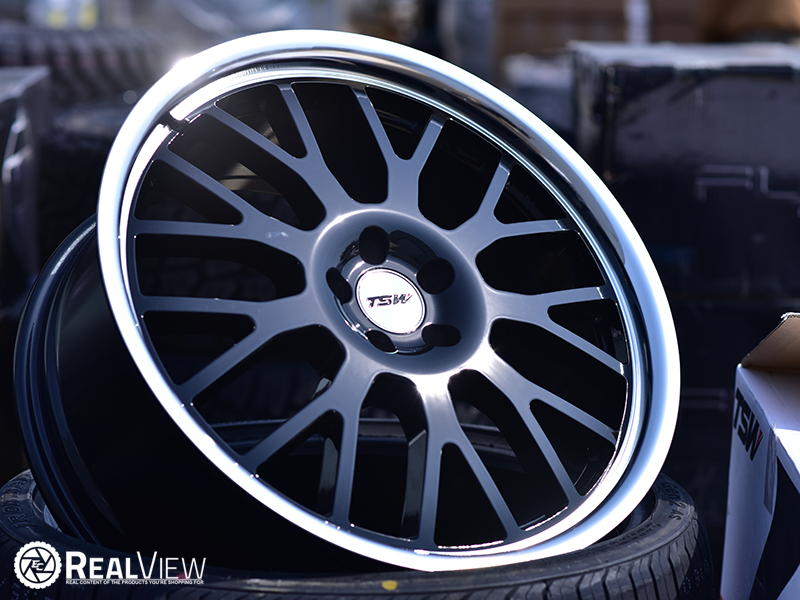 Tsw Tremblant 19x8 35 Gloss Black Cut Lip Wheels Rims 