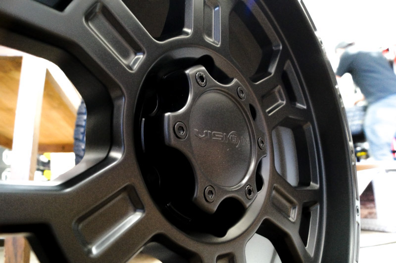 Vision Off Road Raptor 372 17x9 6 Lug Matte Black Wheels Rims .JPG