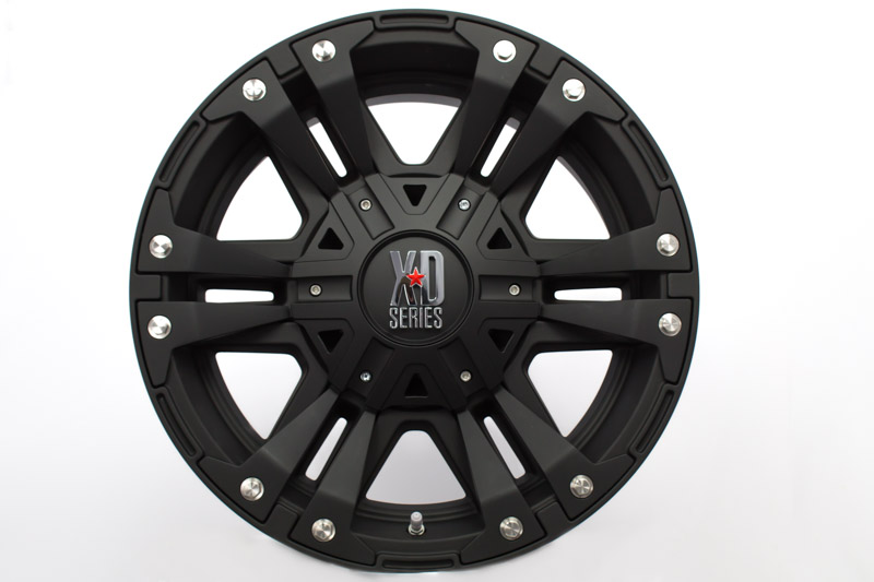 Xd Series 822 18x9 6 Lug Matte Black Wheels Rims .JPG