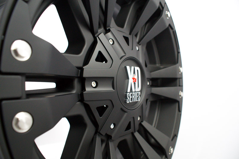 Xd Series 822 18x9 6 Lug Matte Black Wheels Rims .JPG