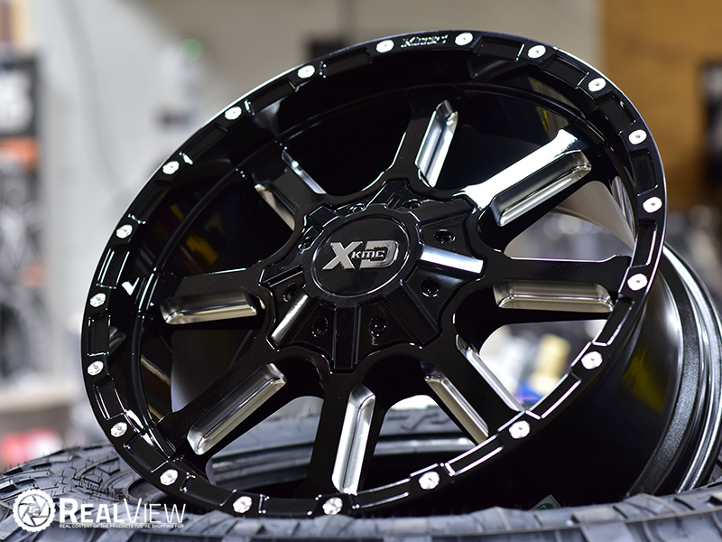 Xd838 Mammoth 20x9 18 Gloss Black Milled Wheels Rims 