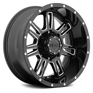 Gear Offroad Challenger 737 Gloss Black W/ Milled Accents