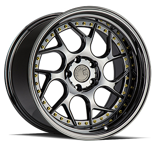 Aodhan Ds01 Black Vacuum W Gold Rivets