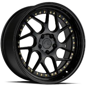 Aodhan Ds01 Gloss Black W Gold Rivets