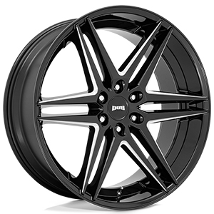 Dub Dirty Dog S267 Gloss Black Milled