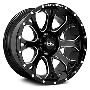 Hardrock H505 Gloss Black Milled