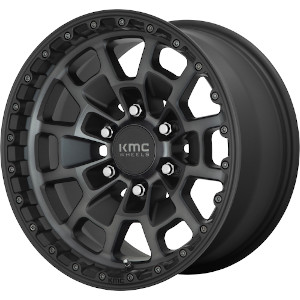 KMC Summit Satin Black W Gray Tint