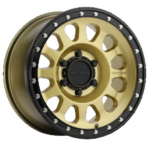 Method Race MR315 Gold Black Street Loc