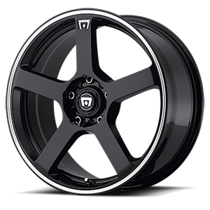 Motegi Racing MR116 Gloss Black W/ Machined Flange