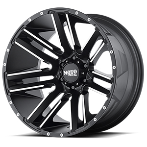 Moto Metal MO978 Razor Satin Black W/ Machined Face