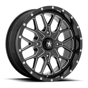 MSA Offroad UTV M45 Gloss Black Milled