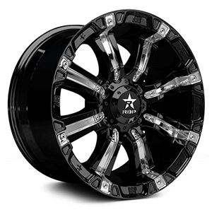 Rolling Big Power 94R Gloss Black W/ Chrome Inserts