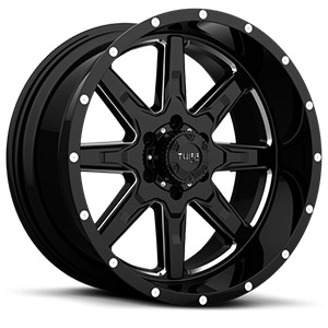 TUFF A.T. T15 Gloss Black Milled