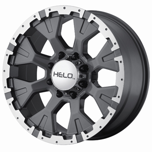 Helo HE878 Dark Silver W/ Machined Flange