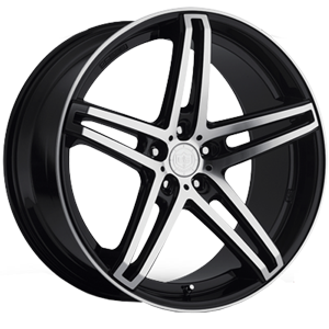TIS Offroad 536 Gloss Black Machined